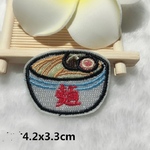 ラーメン刺繍アイロンワッペン