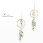 チューリップと葉(740) ピアス/ノンホールピアス/樹脂ピアス