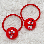 2個1セット❤︎ mチョコ m&m ヘアゴム  ヘアアクセサリー ゴム