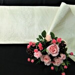 【⑯1077】157cm/本綾佐賀錦/帯リメイク品/テーブルランナー等多方面