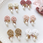 水引アクセサリー❁水引とビーズとパールと