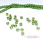 【天然石ビーズ】ペリドットAAA-　2.5mm 10粒　ハンドメイド素材