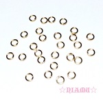 【14kgf 丸カン】直径3mm　線径0.5mm 　10個セット　ハンドメイド素材