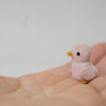 1.9cm ミニミニ ヒヨコちゃん (ピンク)