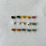 ●レジン　大人可愛いネコ　１５ニャンコから選べます(=^・^=)　ピアス・ノンホールピアス（イヤリング）金属アレルギー対応　ねこ　猫