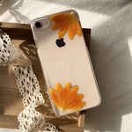 orange pearl 押し花iphoneケース　押し花スマホケース　スマホケース　13 13pro 12 12mini 7 8 SE2 X XR android xperia AQUOS 