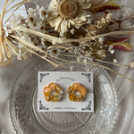 【ﾋﾟｱｽ/ｲﾔﾘﾝｸﾞ】金木犀×アリッサムのオレンジflower🍊