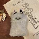 保護猫チャリティぬいぐるみ【グレ子さん】