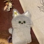 保護猫チャリティぬいぐるみ【グレ子さん】