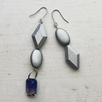 シルバーウッドピアス