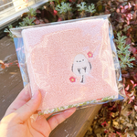 刺繍タオル【オーガニックコットン100%】