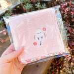 刺繍タオル【オーガニックコットン100%】