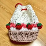 🍓苺ケーキ巾着🍓