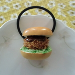 コロッケバーガーのヘアゴム♡