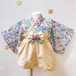 ハンドメイド✿ベビー袴＋ヘアバンド