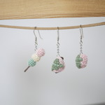 選んでお花見　花より団子のピアス（ノンホールピアス）