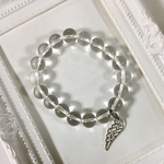 水晶・天使の羽ブレスレット