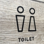 トイレマーク　カッティングシート　切文字　ピクトサイン　ピクトグラム　送料無料　type-D送料無料　男女 type-D