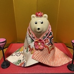 しろくま貯金箱  ひな祭り　お着物 セット