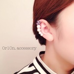 bijou earcuff.(タンザナイト)