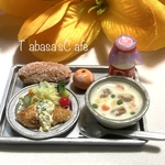 hand made  ミニチュア　ドールハウス　懐かしい昭和の給食