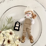 【sさま専用です】オーバーオールルルベちゃんベージュ