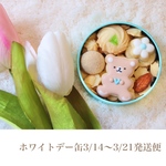 miniホワイトデークッキー缶【3/14-21発送便】