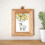 小さな複製画　＊ほしくずと鹿