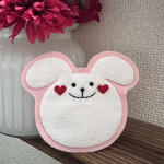 再販22★白うさぎの名札