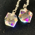 六芒星カットビビッド （ペア）ピアス／イヤリング