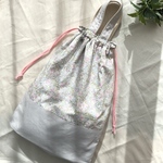 大きめ！ リバティ カワード 折りマチ8cm付き 体操着袋 お着替え袋 巾着袋 おむつポーチ  コップ袋 入園入学 手提げ袋 シューズケース 上履き入れ ショルダーバッグ トートバッグ お弁当袋