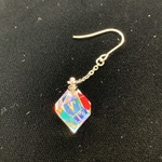 ハーキマーダイヤモンド型Type-A （シングル）ピアス/イヤリング