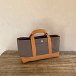 sale【送料込】帆布でほっこりミニトート横長 no.468