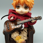 1/12 ミニチュアギター ブラウン
