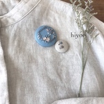 刺繍ブローチ　2個セット