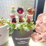 ハンドメイド  ガーデンピック　三匹のこぶたピック　多肉植物