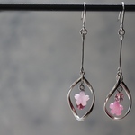 《桜  シルバー》ピアス/イヤリング
