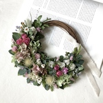 ミニ薔薇の春まちリース＊*