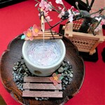 花手水～桃の花～Lサイズ