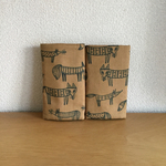 ラーベン＊キャメル×ドット だっこ紐よだれカバー