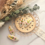ミモザの花束ぱっちんピン♡