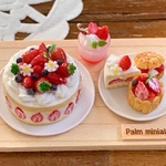 ＊palm miniature＊2022いちごスイーツセット🍓②