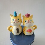 茶トラにゃんこのお雛様スタイル