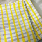 【mayuu1986様】《入園入学グッズ》9点　イエローチェック　絵の具パレット　お花チェック