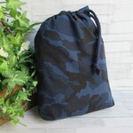 巾着袋(24cm×18cm)＊給食袋＊入園入学/通園通学【243-A】