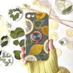 【pastel colors】レモンandレモン iPhoneケース iPhone12 pro iPhone 7 8 SE 第2世代