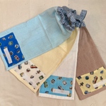 おりこうタオル・お食事エプロン【電車、踏切】