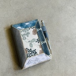 【jewelpatchwork2022春】ほぼ日手帳カバー　a6 方眼ノート、dayfreeサイズ　mina perhonen