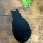 福福ブラックキャットのブックマーカー⭐︎栃木レザー