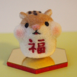 まんまるしまりすの豆だるま